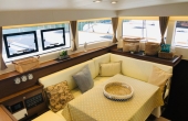 3_inside_seating_area_lagoon_40_samana Superychts For Sale. - Lagoon 40 Samana | Luxury Family Catamaran Charter Sicily