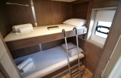 5_eagle-bunk-bed-cabin Superychts For Sale. - Eagle Bali 4.8 Catamaran Charter | Luxury Family Sailing Greece