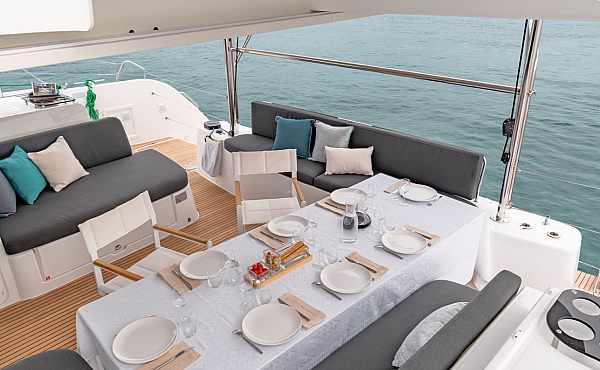 dining-area-catamaran 7_dining-area-catamaran Superychts For Sale. - Lagoon 46 ELIBLU | Family Sailing Yacht Sicily